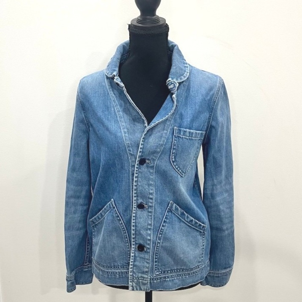 Madewell Joshua Tree Denim Chore Jacket Blazer Blue Size S